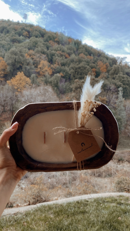 3 Wick Wooden Candle | westernwinds.co